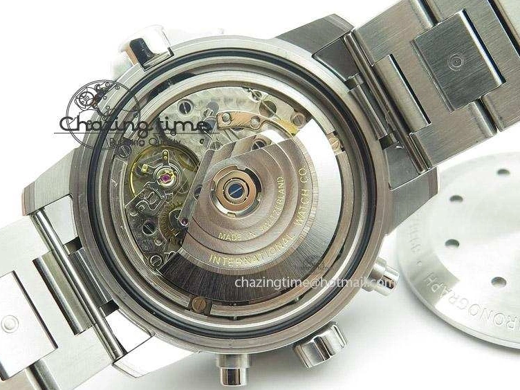 MIROTIME 0323 Versatile Aquatimer Chrono IW376803 V6F 1:1 Best Edition White Dial On SS Bracelet A 7359